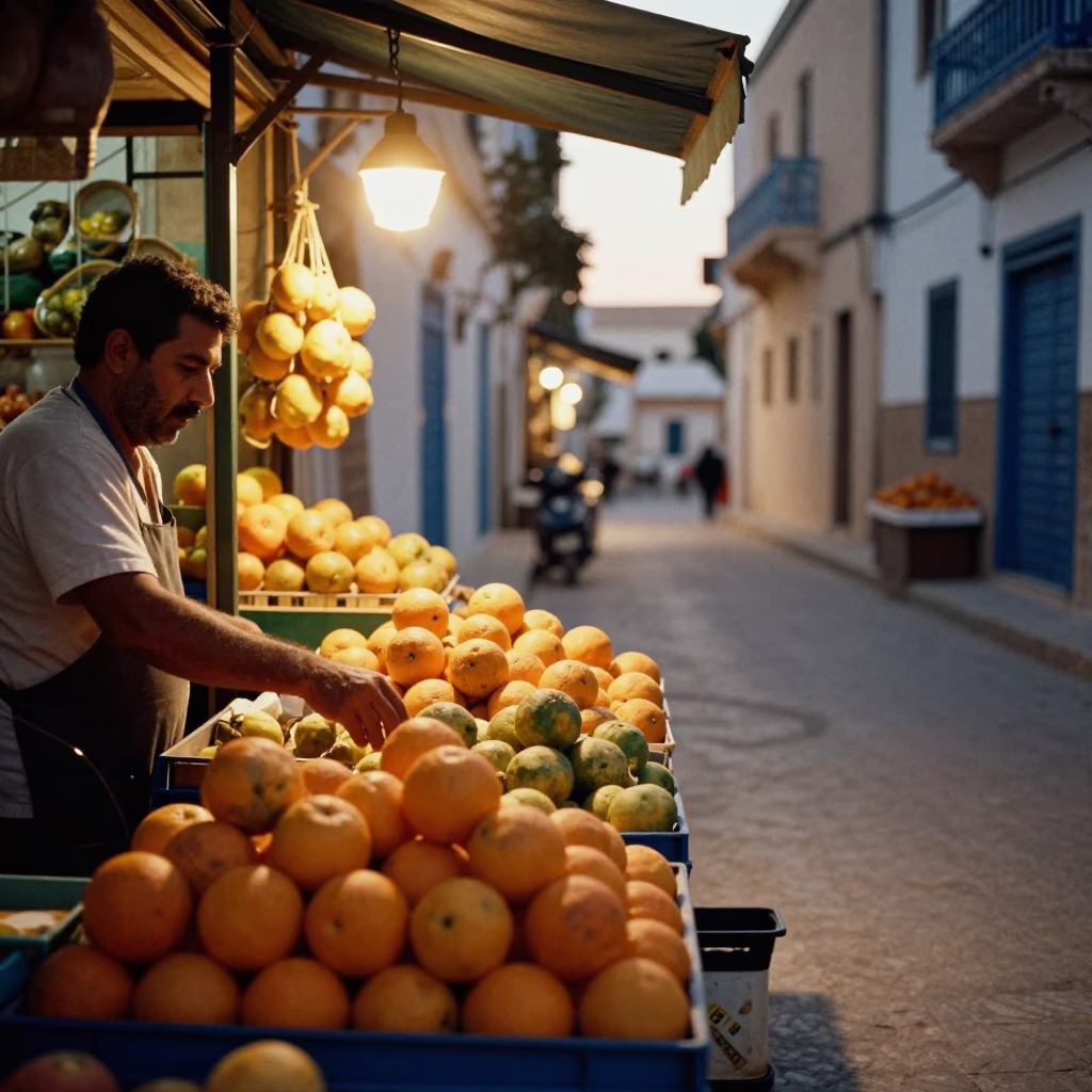 Stall Vendor in Tunis in in Tunis, Tunisia