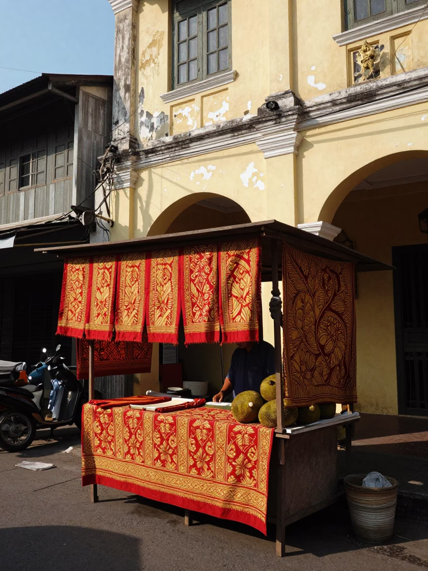 Stall Vendor in Yogyakarta in in Yogyakarta, Indonesia