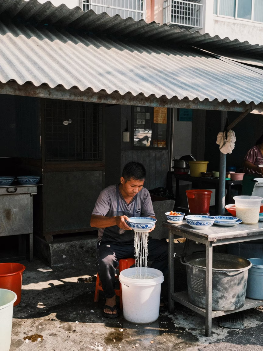 Stall Worker in Kuala Lumpur in in Kuala Lumpur, Malaysia