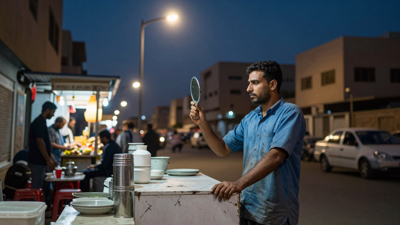 Stall Worker in Luxor in in Luxor, Egypt