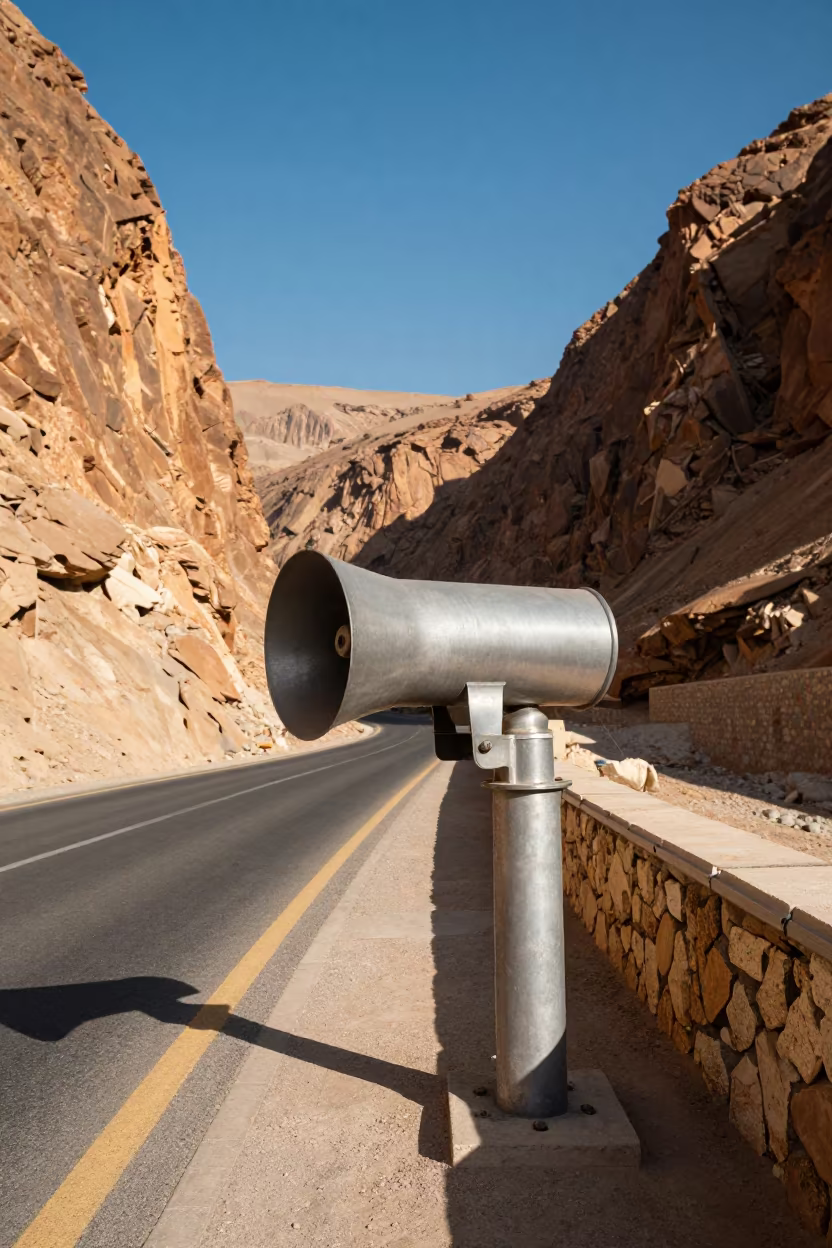 Steamboat Whistle on Abu Dhabi Canyon Switchback in along a switchback approach near Abu Dhabi