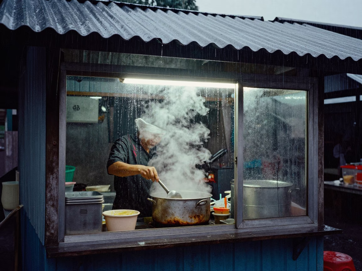 Steaming Pot in Phuket in in Phuket, Thailand