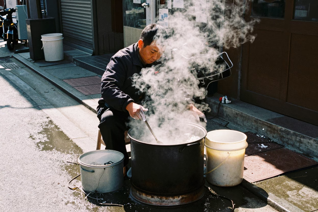 Steaming Pot in Seoul in in Seoul, South Korea