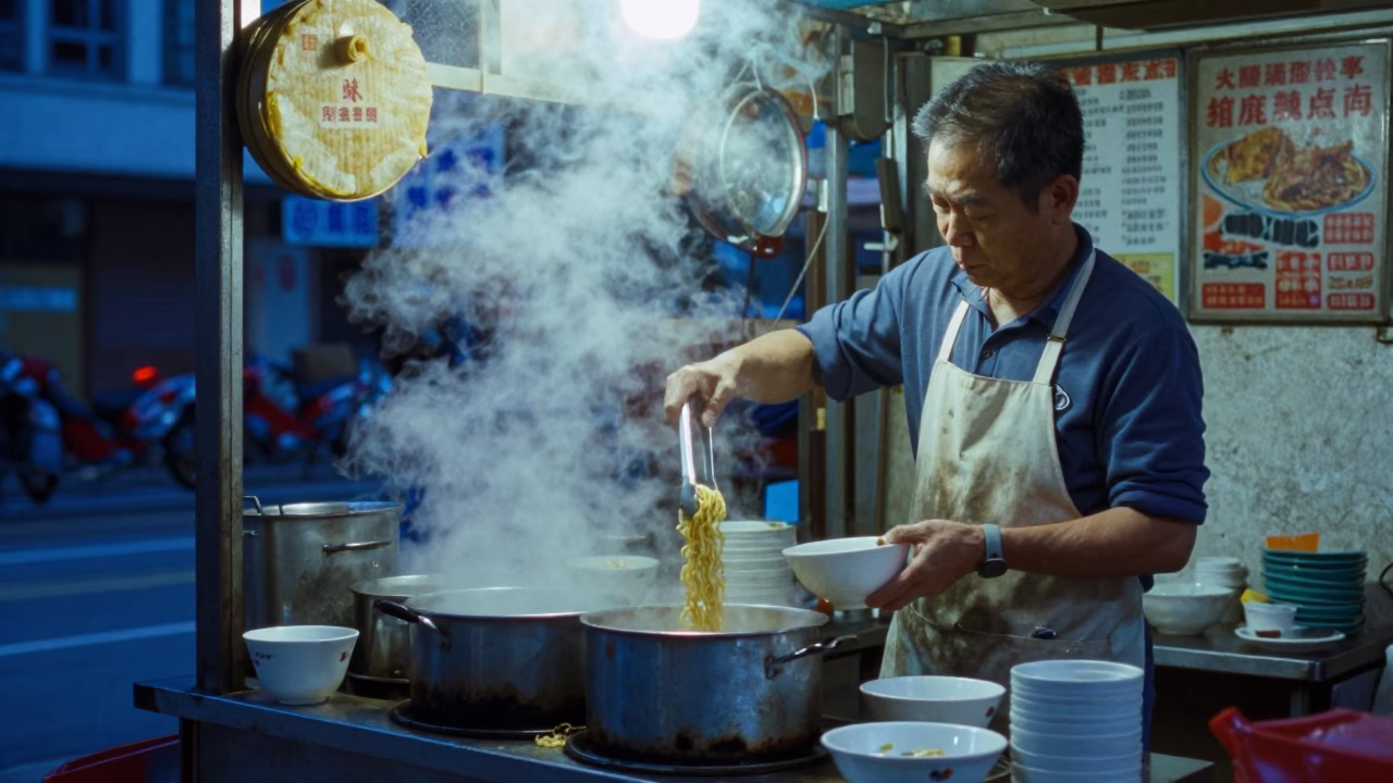 Steamy Bowls in Hong Kong in in Hong Kong, Hong Kong