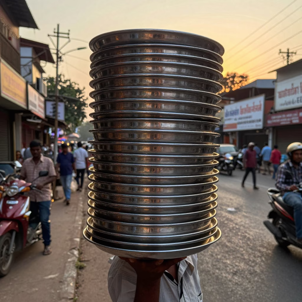 Steel Thalis in Mumbai in in Mumbai, India