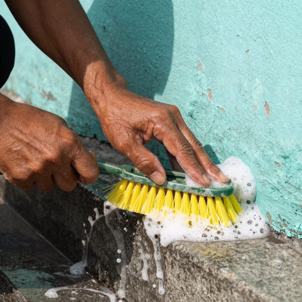 Step in Kaohsiung at Late Morning Light in in Kaohsiung, Taiwan