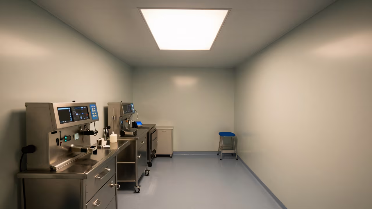 Sterile Peel Pack Sealer in Heidelberg Prep Room in in a surgical prep area in Heidelberg