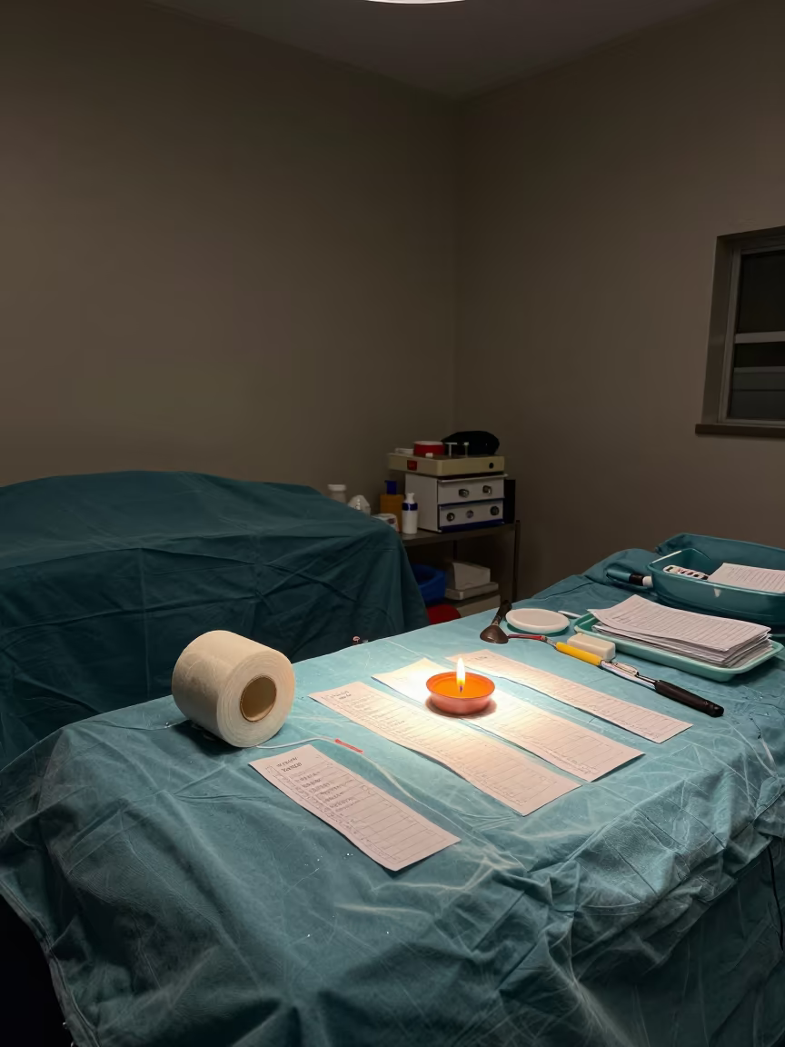 Sterile Rejection Roll in Salvador Night Prep in in a surgical prep area in Salvador