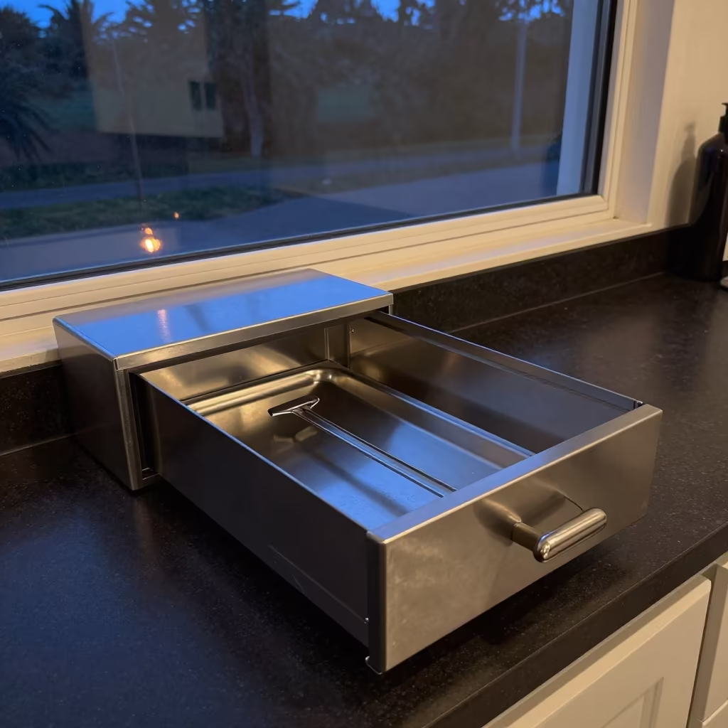 Sterilizer Drawer in Uyo Salon Predawn in inside a salon row in Uyo