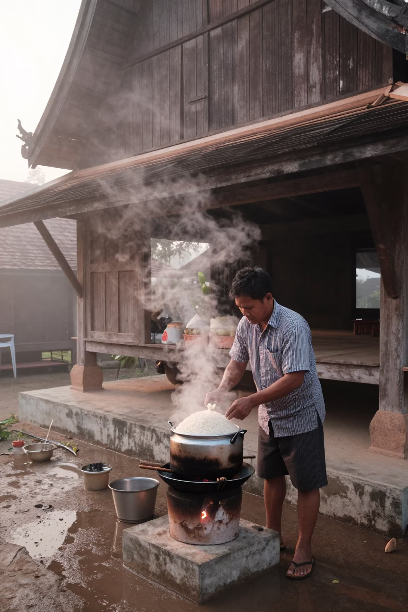 Sticky Rice in Chiang Mai in in Chiang Mai, Thailand