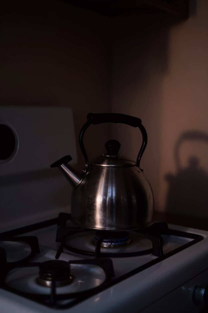 Still Life in Rome at The Predawn Darkness Light in in Rome, Italy