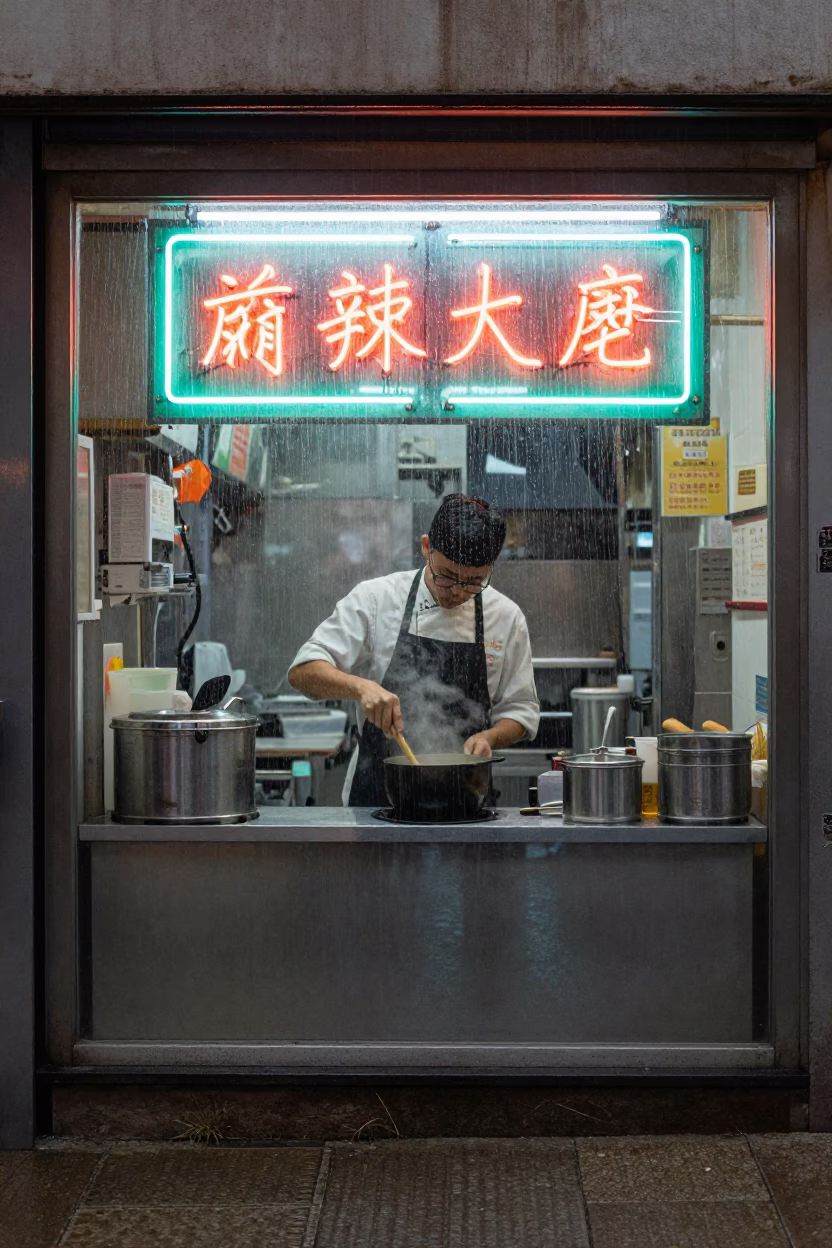 Stirring Pot in Hong Kong in in Hong Kong, Hong Kong