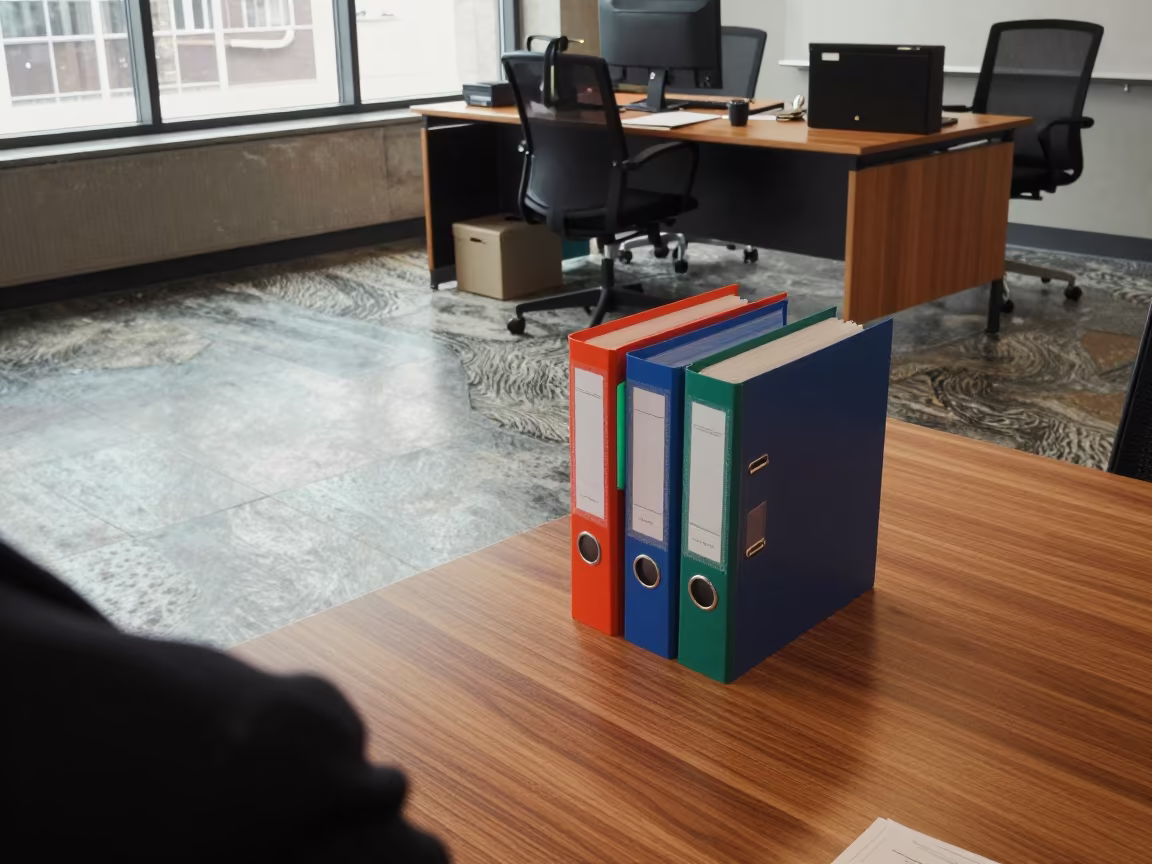 Stone-Grain Budget Binder Tabs in Utrecht Office in inside a campaign office near Utrecht
