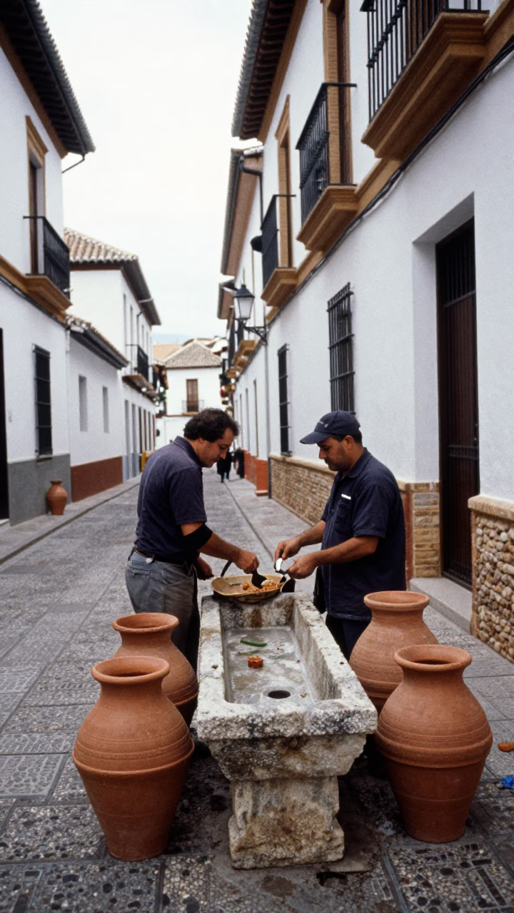Stone Trough in Granada in in Granada, Spain