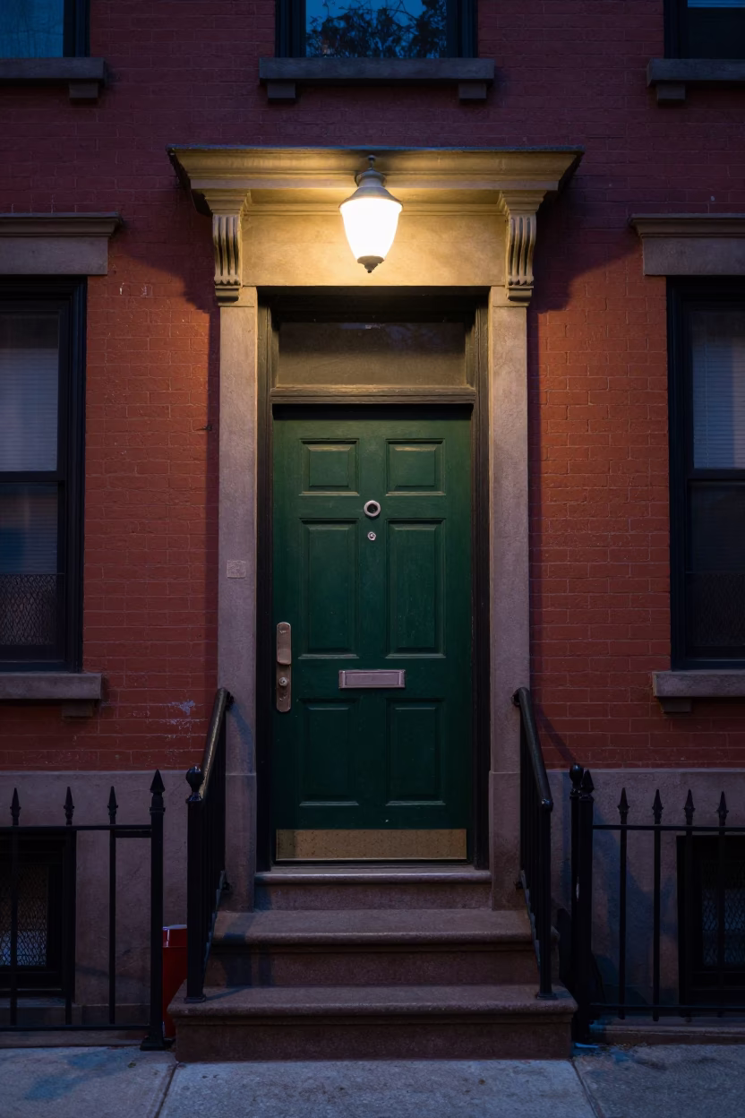 Stoop Entrance in New York in in New York, New York, United States