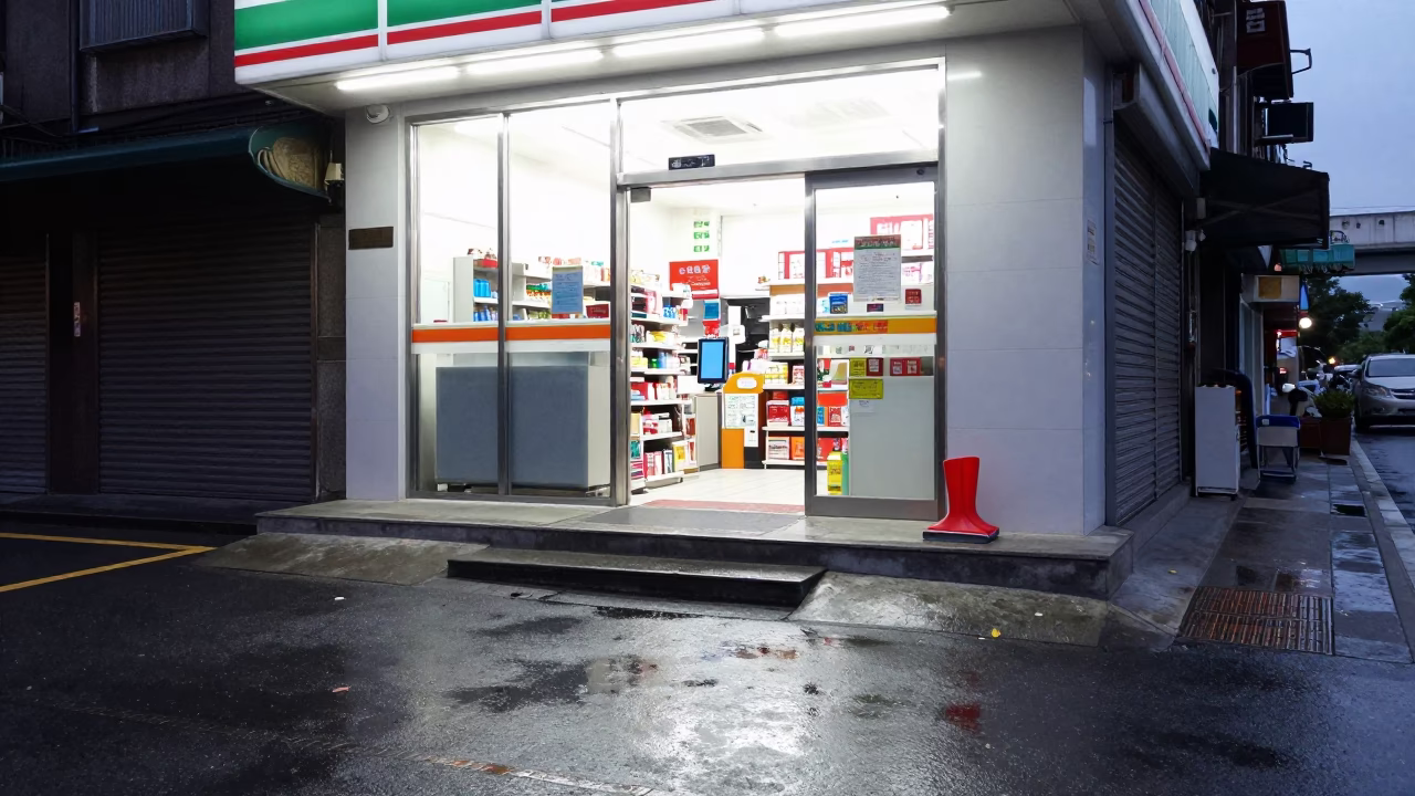 Store Entrance in Taipei in in Taipei, Taiwan