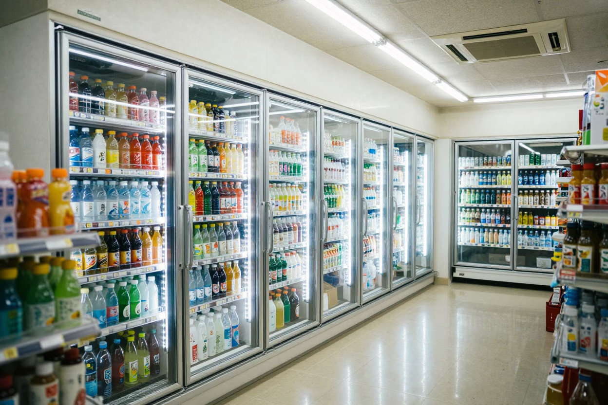 Store Interior in Sapporo at Late At Night Light in in Sapporo, Japan