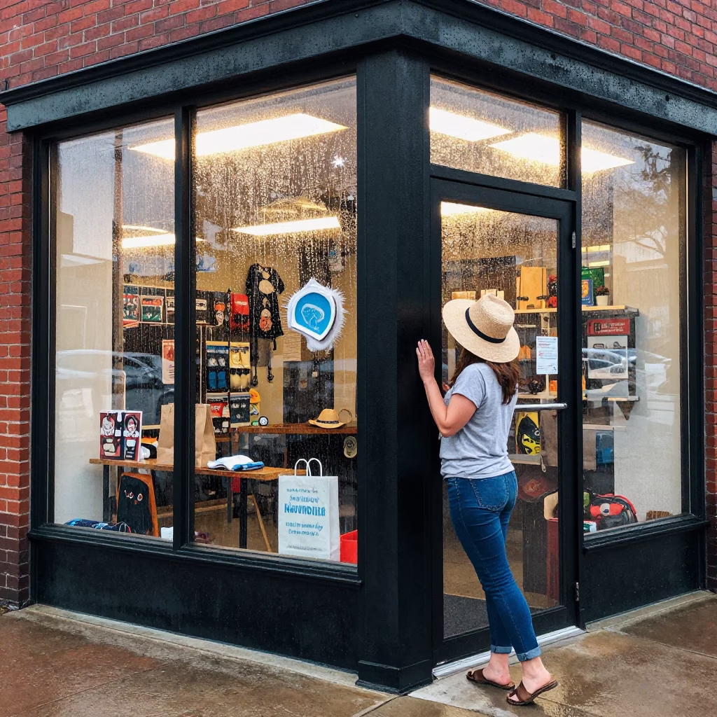 Store Window in Nashville in in Nashville, Tennessee, United States