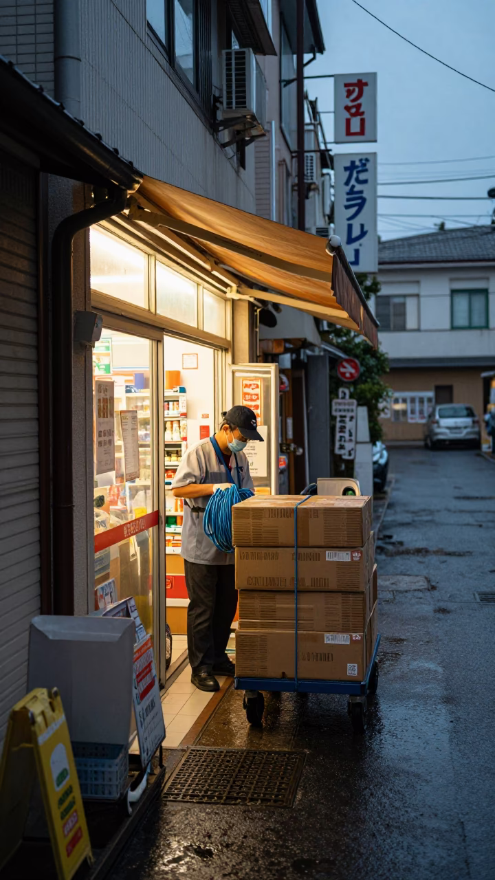 Store Worker in Tokyo in in Tokyo, Japan