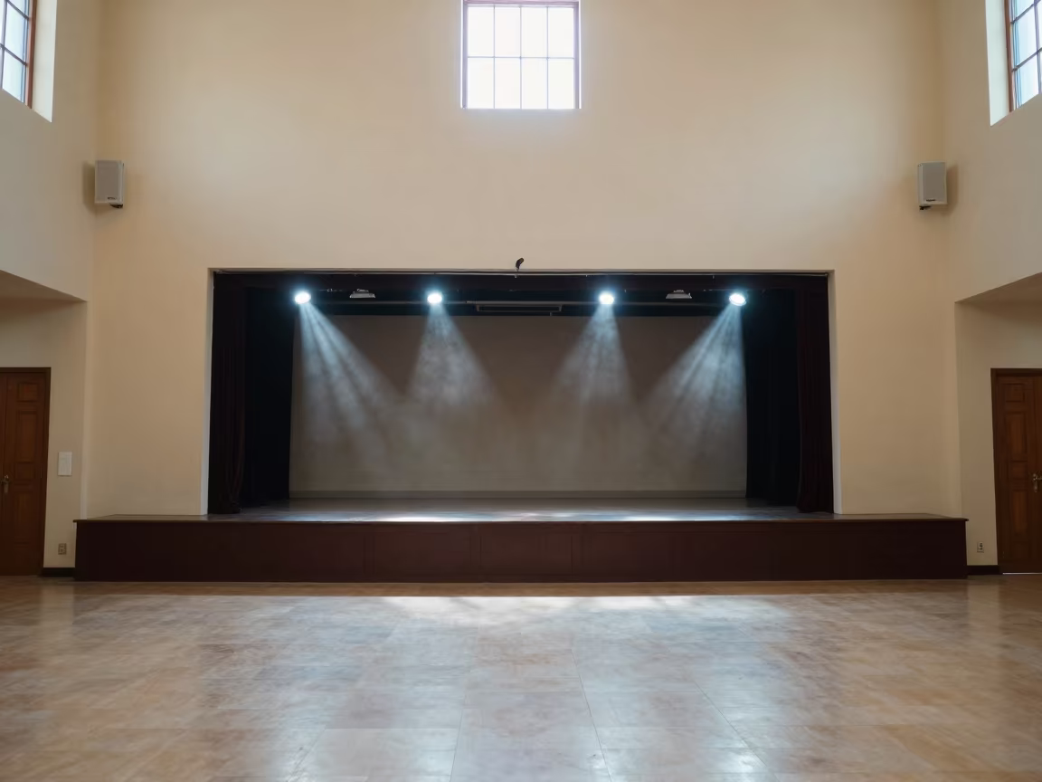 Storm Flashlight Drawer in Calabar Banquet Hall in inside a banquet hall before service in Calabar