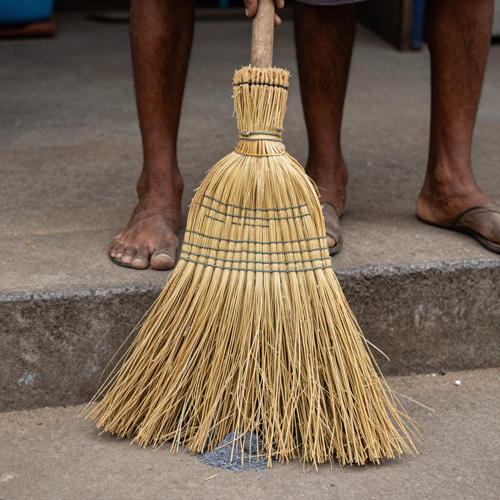 Straw Broom in Kolkata in in Kolkata, India
