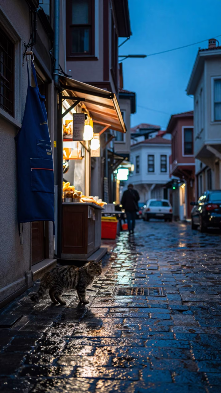 Stray Cat in Istanbul in in Istanbul, Turkey