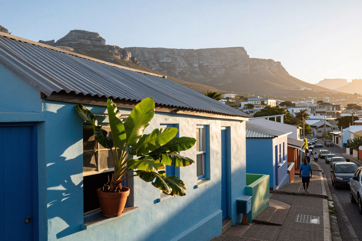 Street Activity in Cape Town in in Cape Town, South Africa