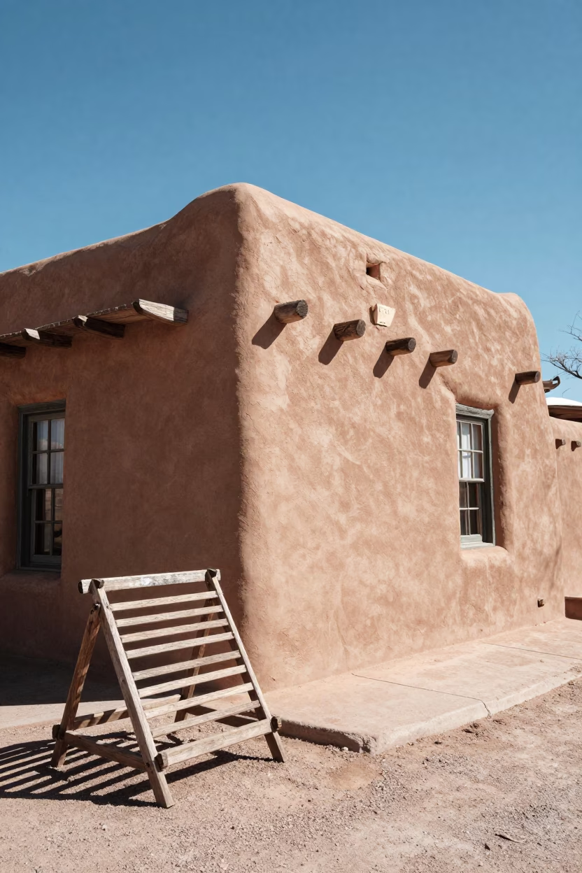 Street Activity in Santa Fe at Afternoon Light in in Santa Fe, New Mexico, United States