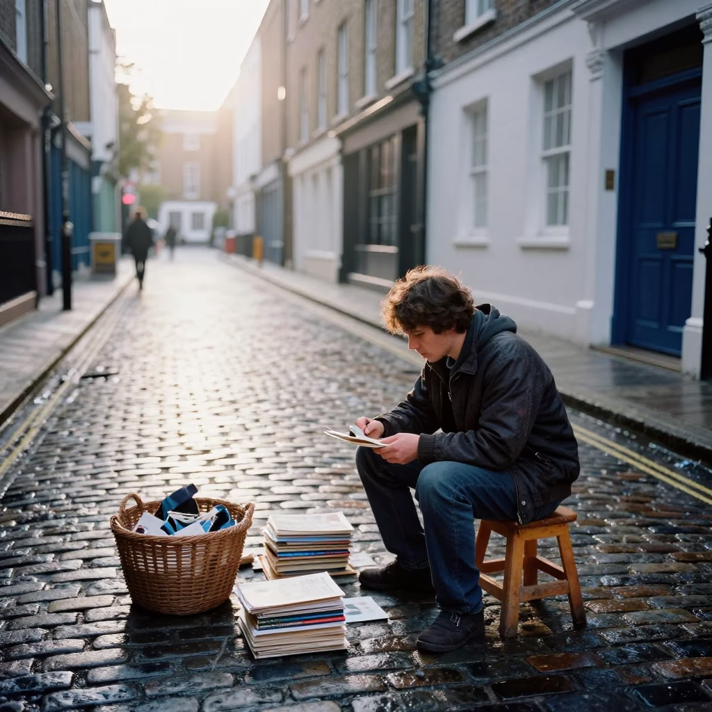 Street Artist in Bristol in in Bristol, United Kingdom