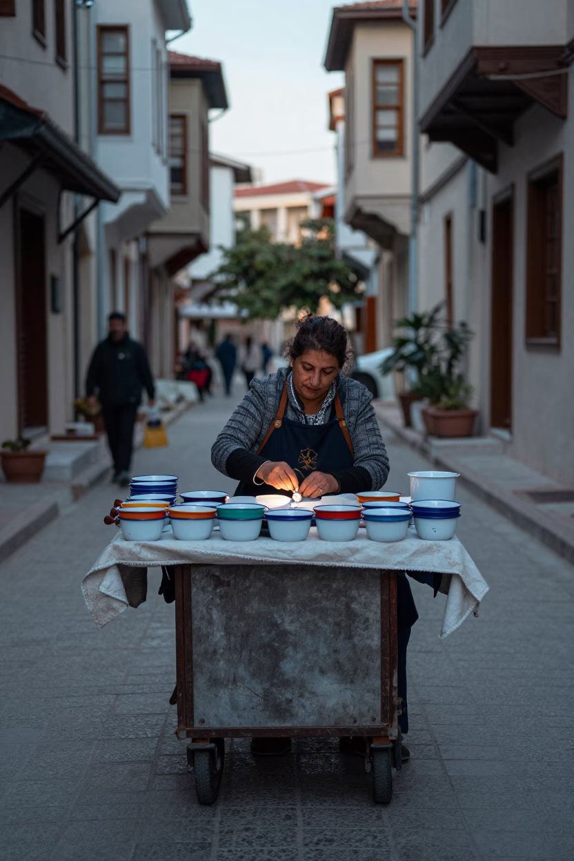 Street Cart in Izmir in in Izmir, Turkey