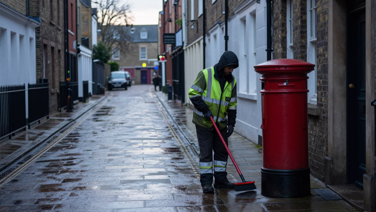 Street Cleaner in Bristol in in Bristol, United Kingdom