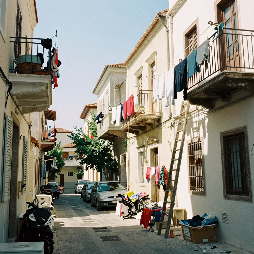 Street Clutter in Athens in in Athens, Greece