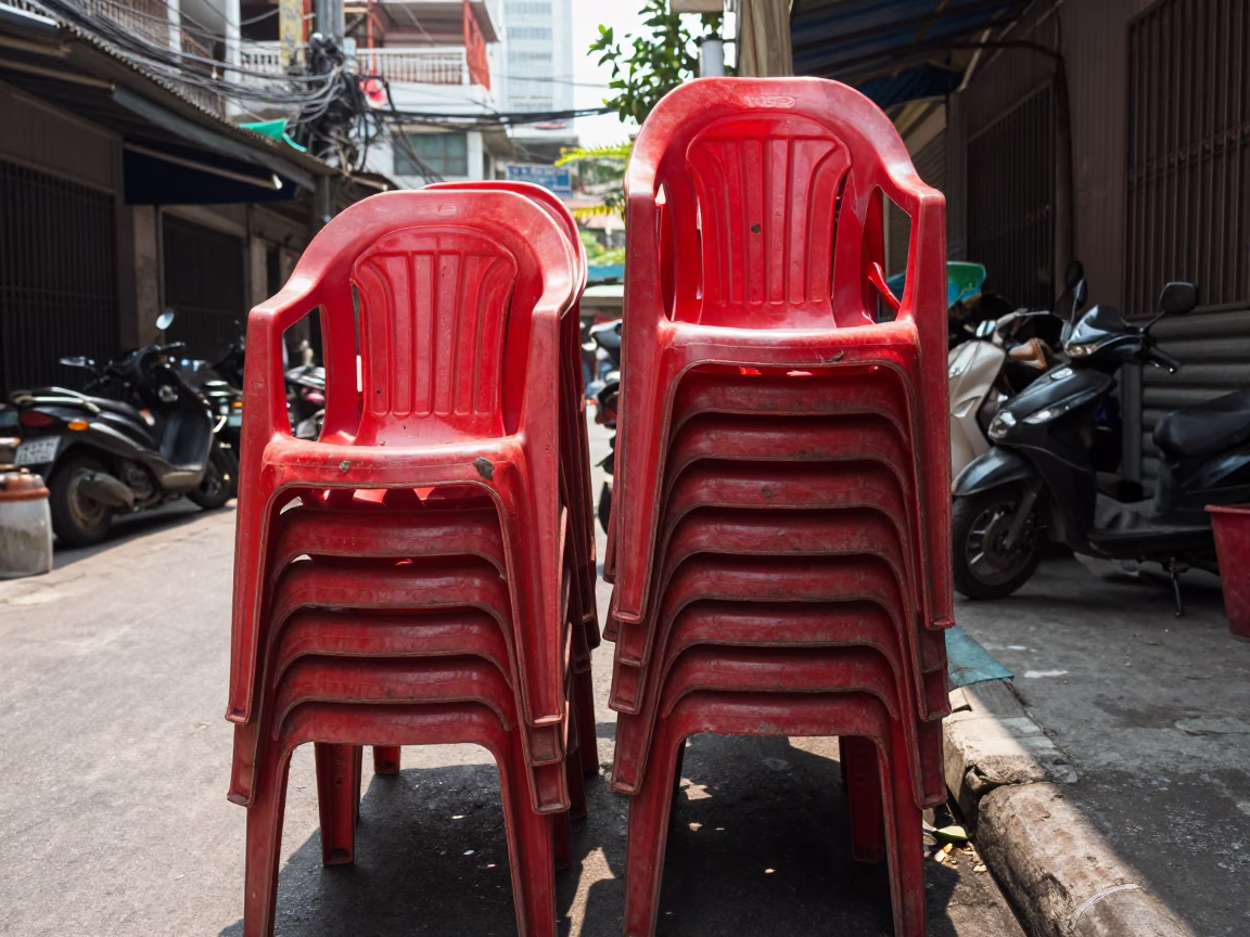Street Clutter in Bangkok in in Bangkok, Thailand