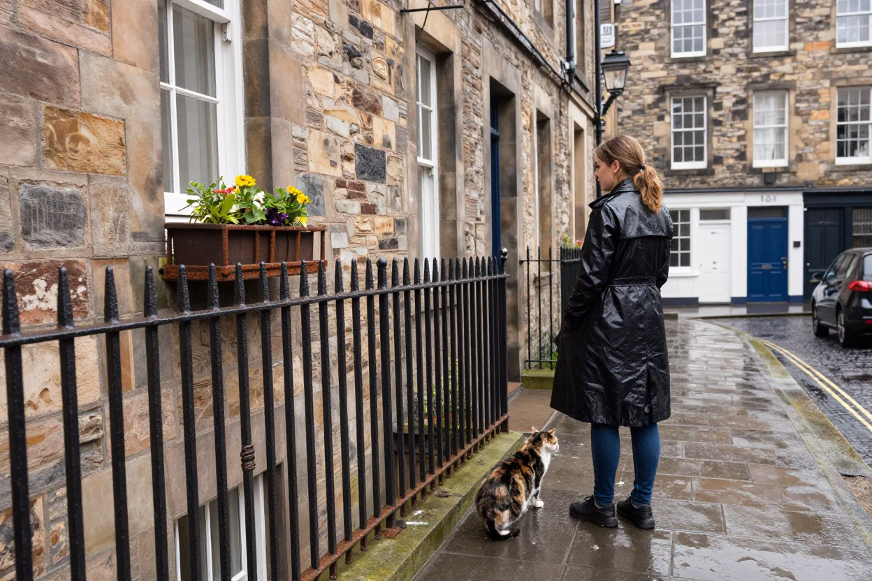Street Clutter in Edinburgh in in Edinburgh, United Kingdom