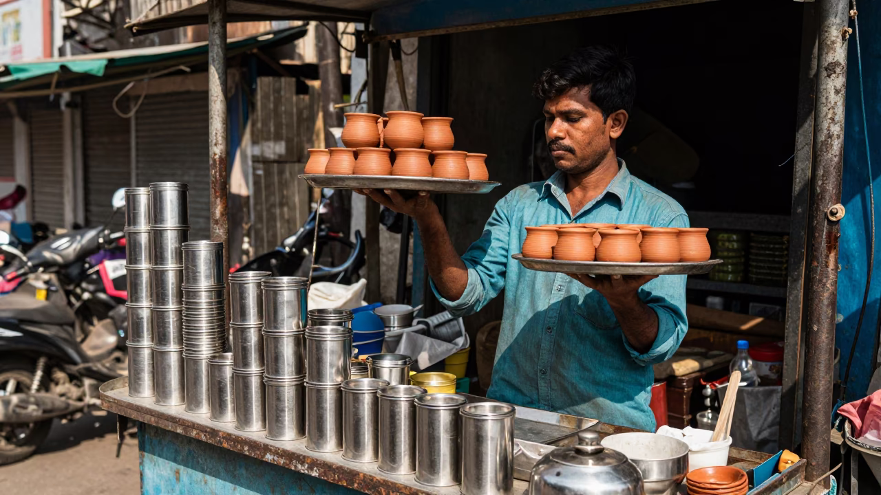 Street Clutter in Kolkata in in Kolkata, India