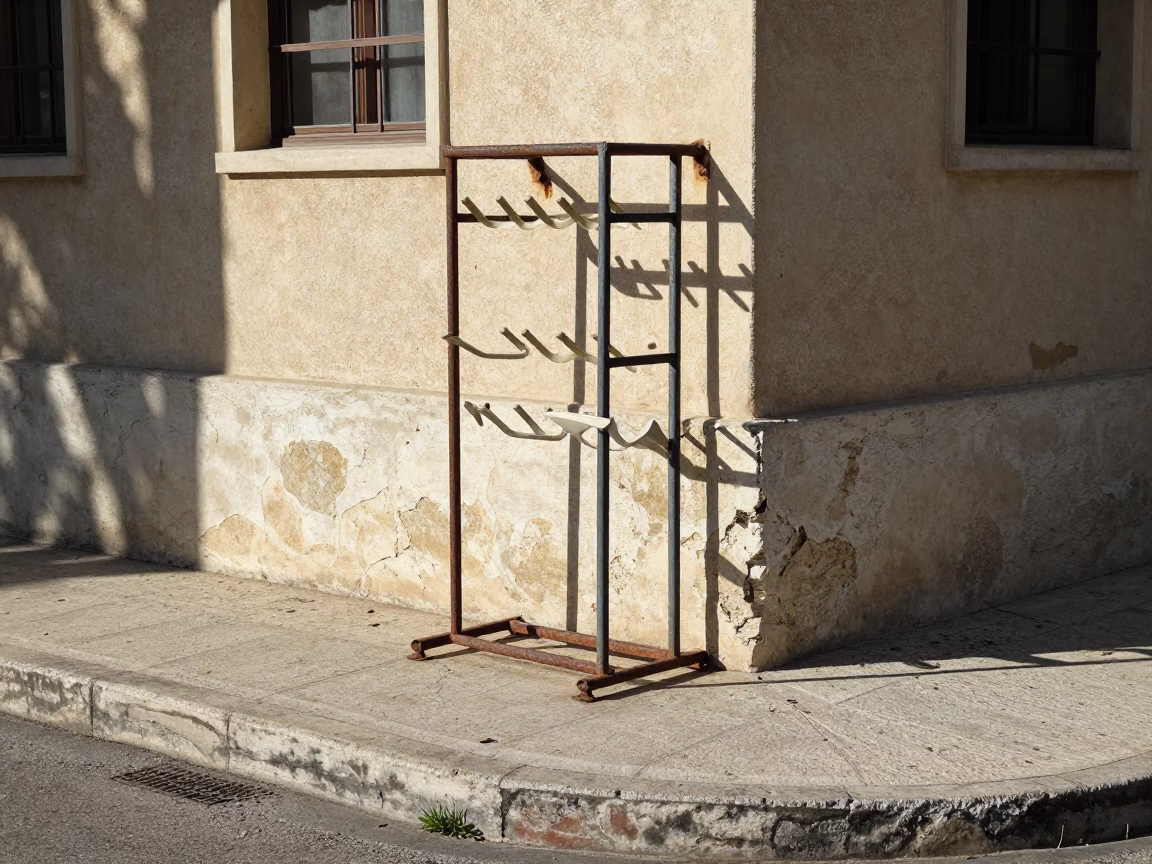 Street Corner in Beirut at Noon Light in in Beirut, Lebanon