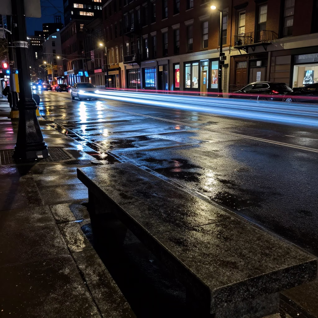 Street Corner in Boston in in Boston, Massachusetts, United States
