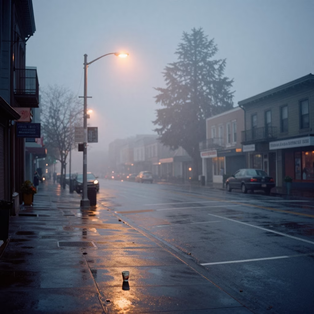 Street Corner in Seattle in in Seattle, Washington, United States