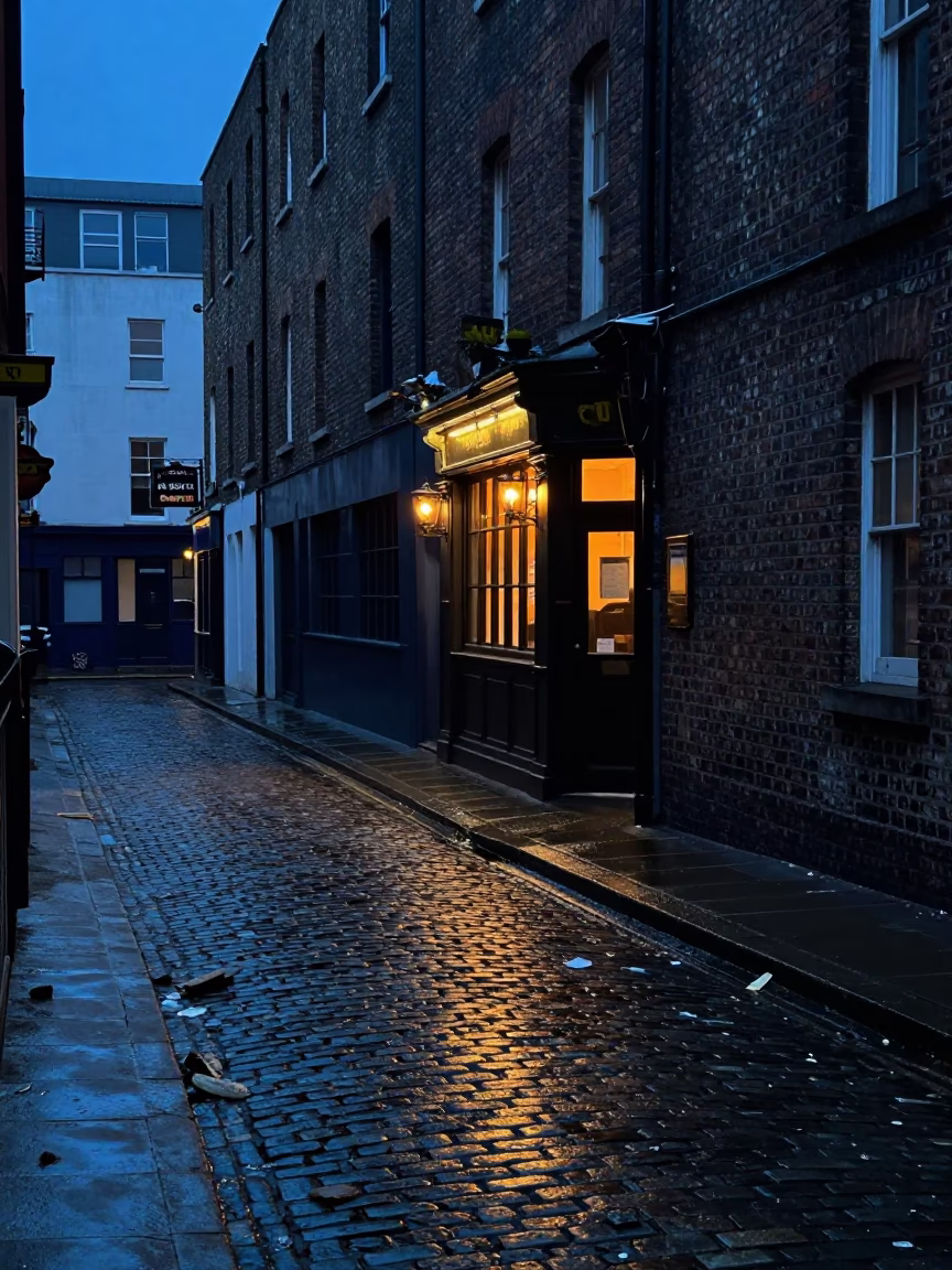 Street Debris in Dublin in in Dublin, Ireland