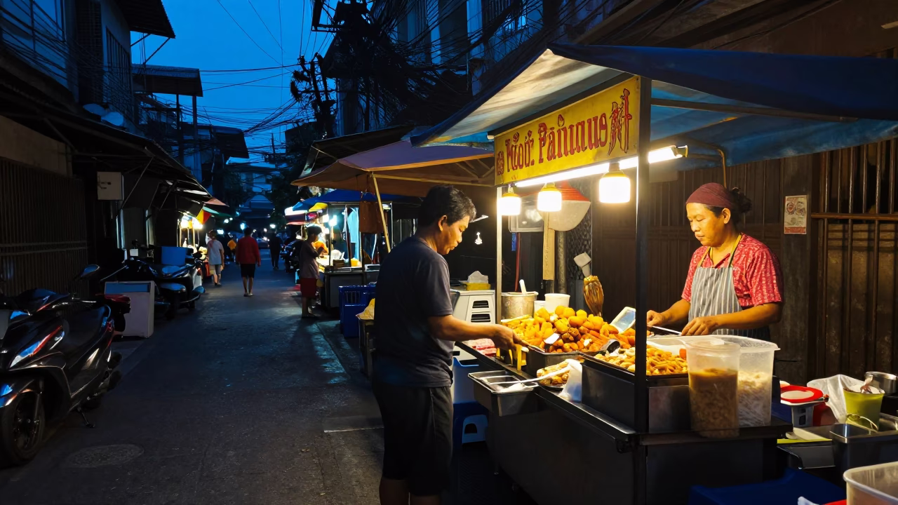 Street Food in Bangkok in in Bangkok, Thailand