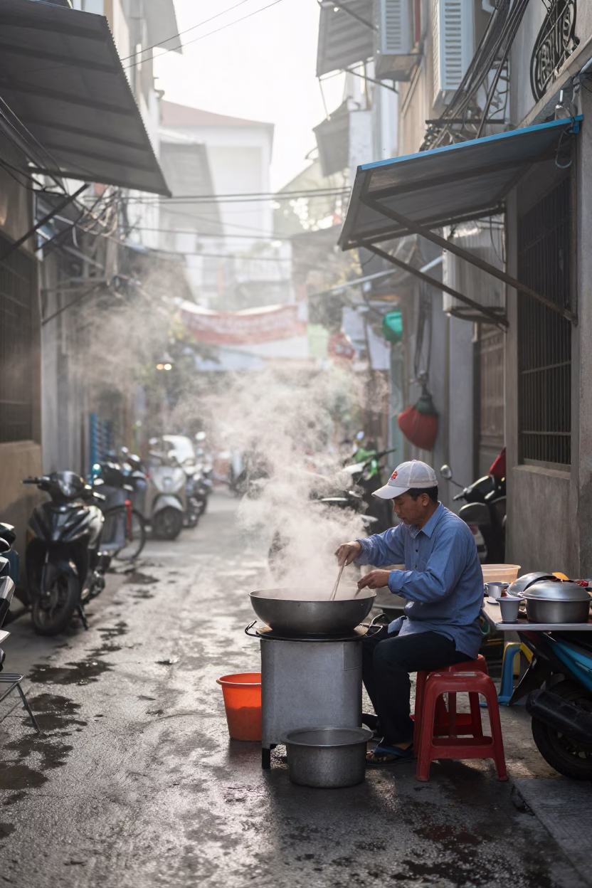 Street Food in Ho Chi Minh City in in Ho Chi Minh City, Vietnam