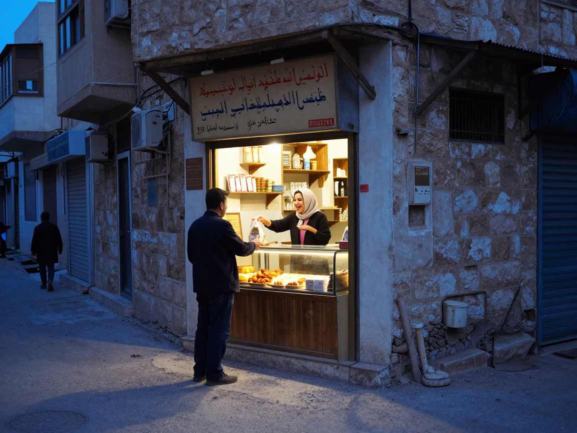 Street Interaction in Amman in in Amman, Jordan