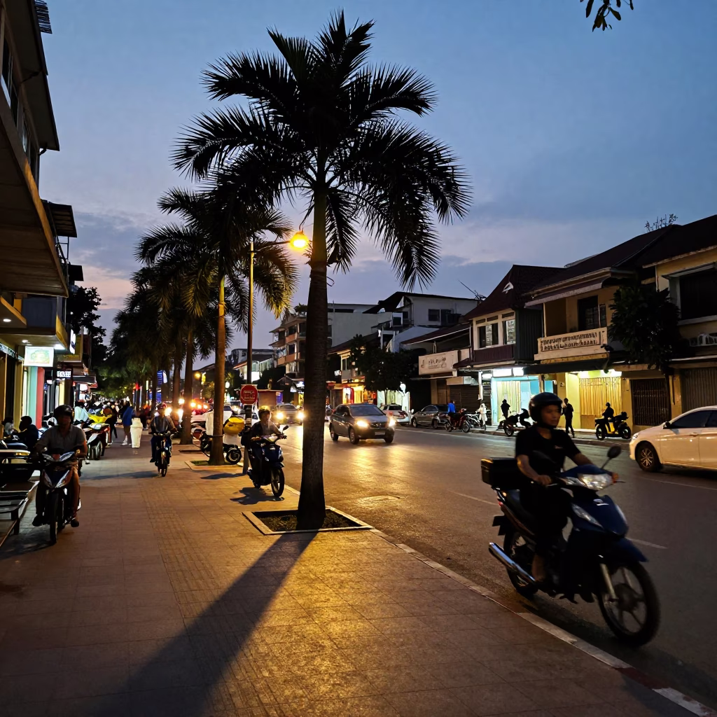 Street Life in Ho Chi Minh City in in Ho Chi Minh City, Vietnam