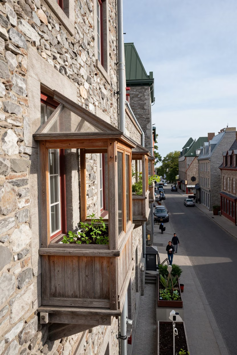 Street Life in Quebec City in in Quebec City, Quebec, Canada