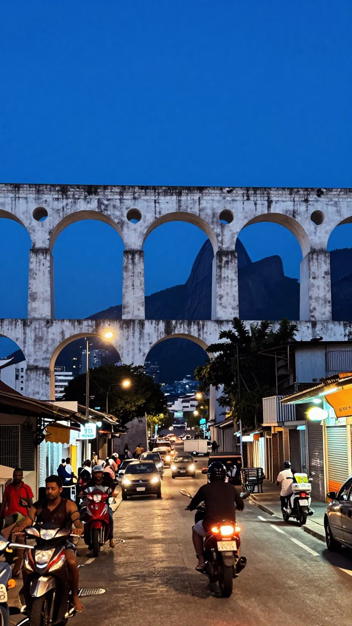 Street Life in Rio De Janeiro in in Rio de Janeiro, Brazil