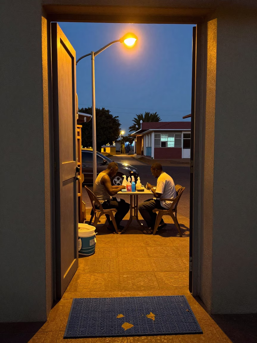 Street Light in Durban in in Durban, South Africa