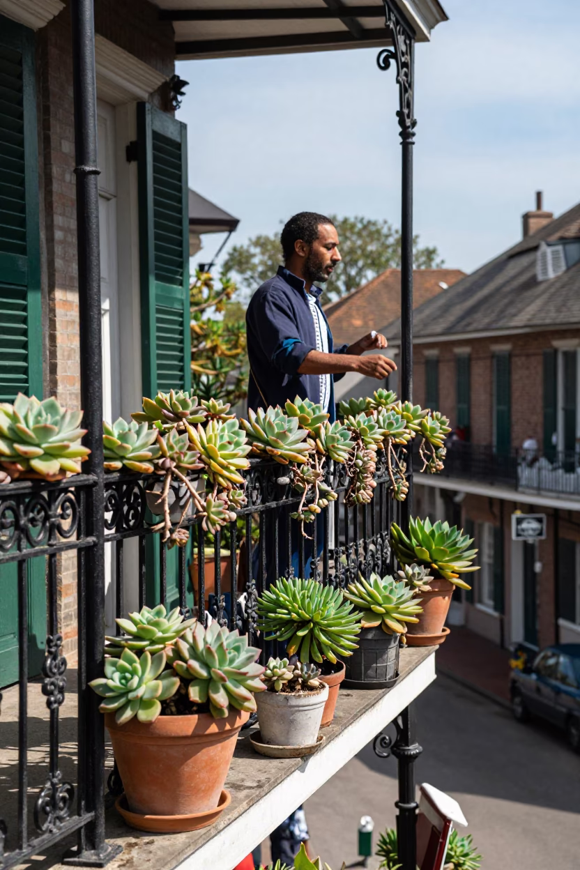 Street Performer in New Orleans in in New Orleans, Louisiana, United States