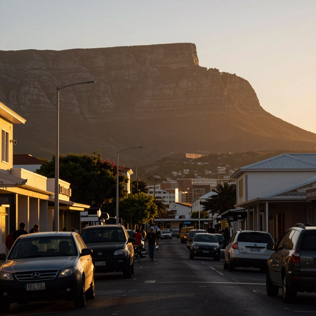Street Photography in Cape Town at Golden Hour in in Cape Town, South Africa