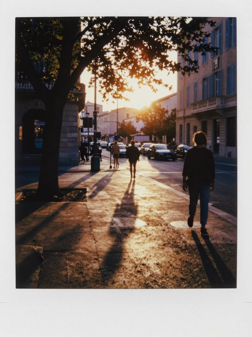 Street Photography in Marseille at Golden Hour in in Marseille, France