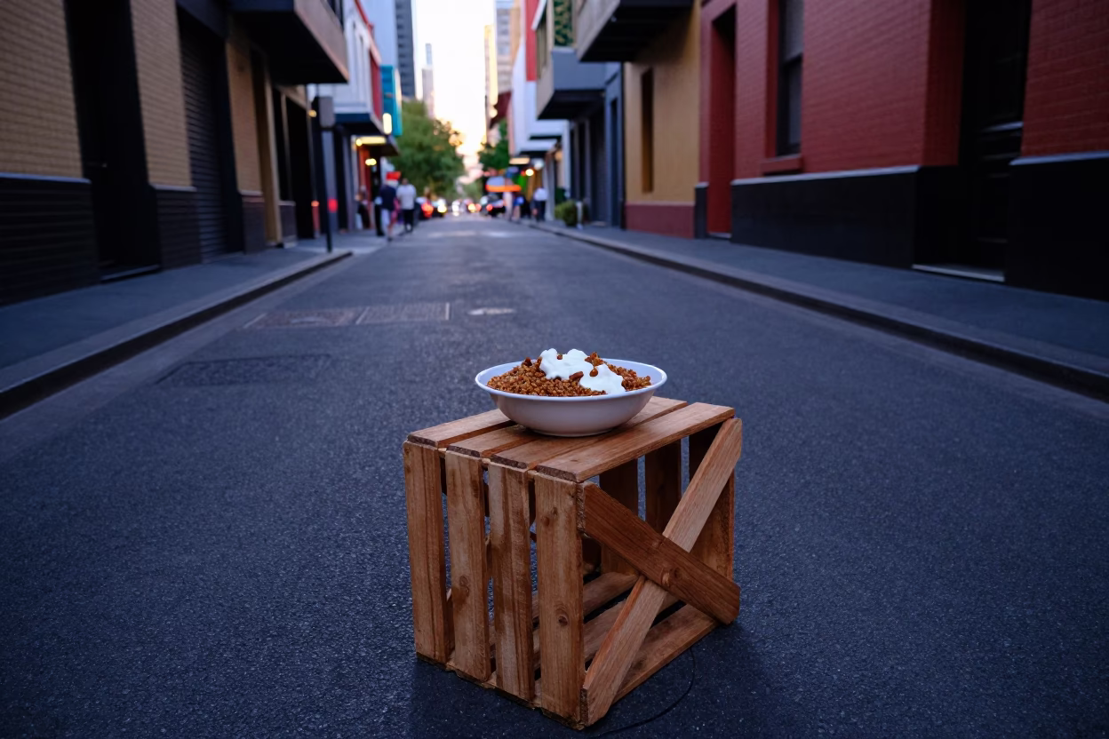 Street Photography in Melbourne at The Early Evening Light in in Melbourne, Victoria, Australia
